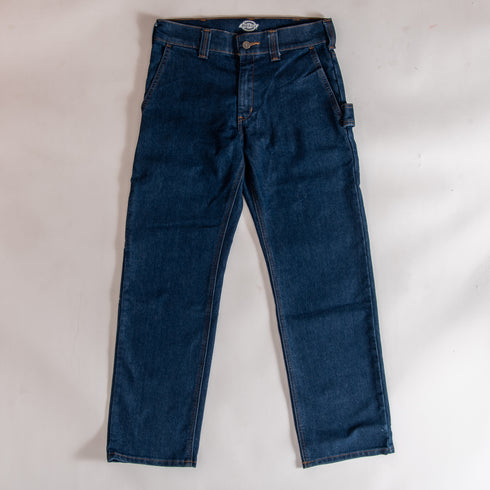 303 Boards - 303CLFX Shorties Dickies Skateboarding Utility Jeans (Stonewashed Indigo Blue)