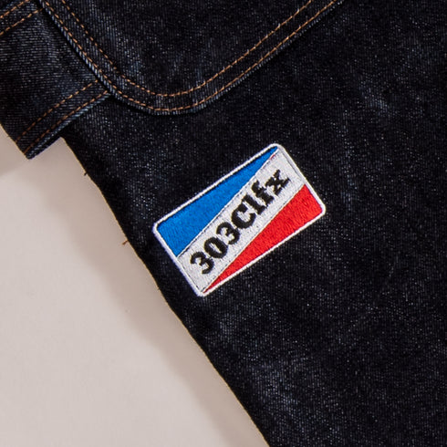 303 Boards - 303CLFX Shorties Dickies Skateboarding Utility Jeans (Rinsed Indigo Blue)