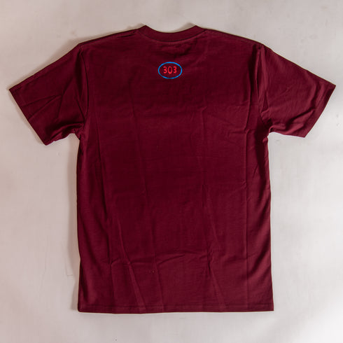 303 Boards - Double Feature Heat Shirt (Maroon)