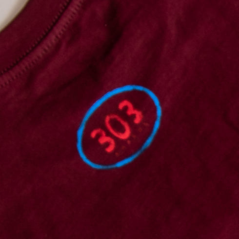303 Boards - Double Feature Heat Shirt (Maroon)