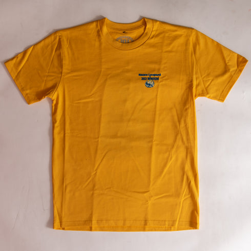 303 Boards - 303 X Sauce Leopard "CLFX Killer" Shirt (Mustard)