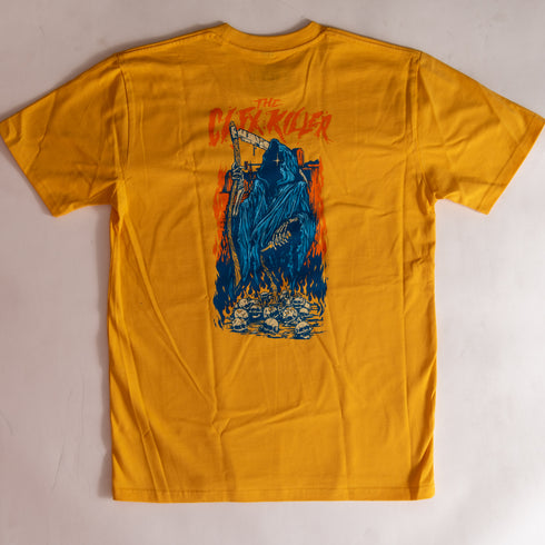 303 Boards - 303 X Sauce Leopard "CLFX Killer" Shirt (Mustard)