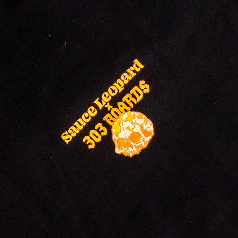 303 Boards - 303 X Sauce Leopard "CLFX Killer" Shirt (Black)