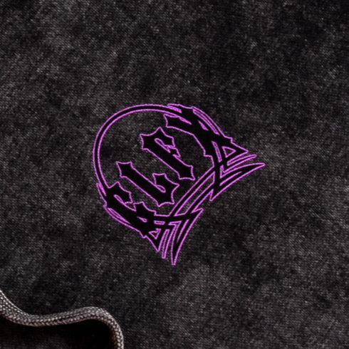 303 Boards - Big Rig Diesel Demon Hodie (Acid Wash Black)
