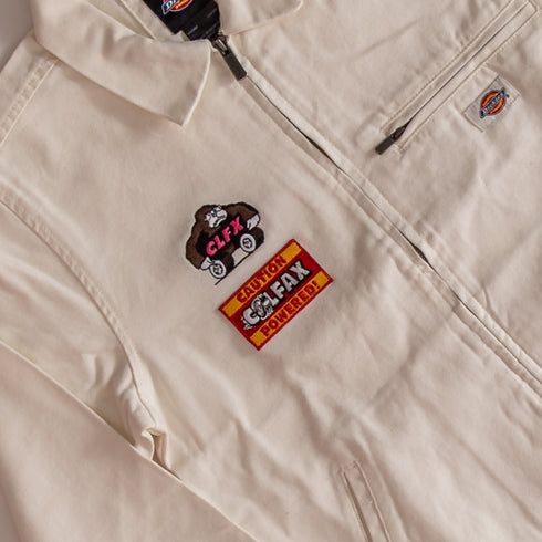 303 Boards - Colfax Powered Stonewashed Duck Unlined Eisenhower Jacket (Cloud)
