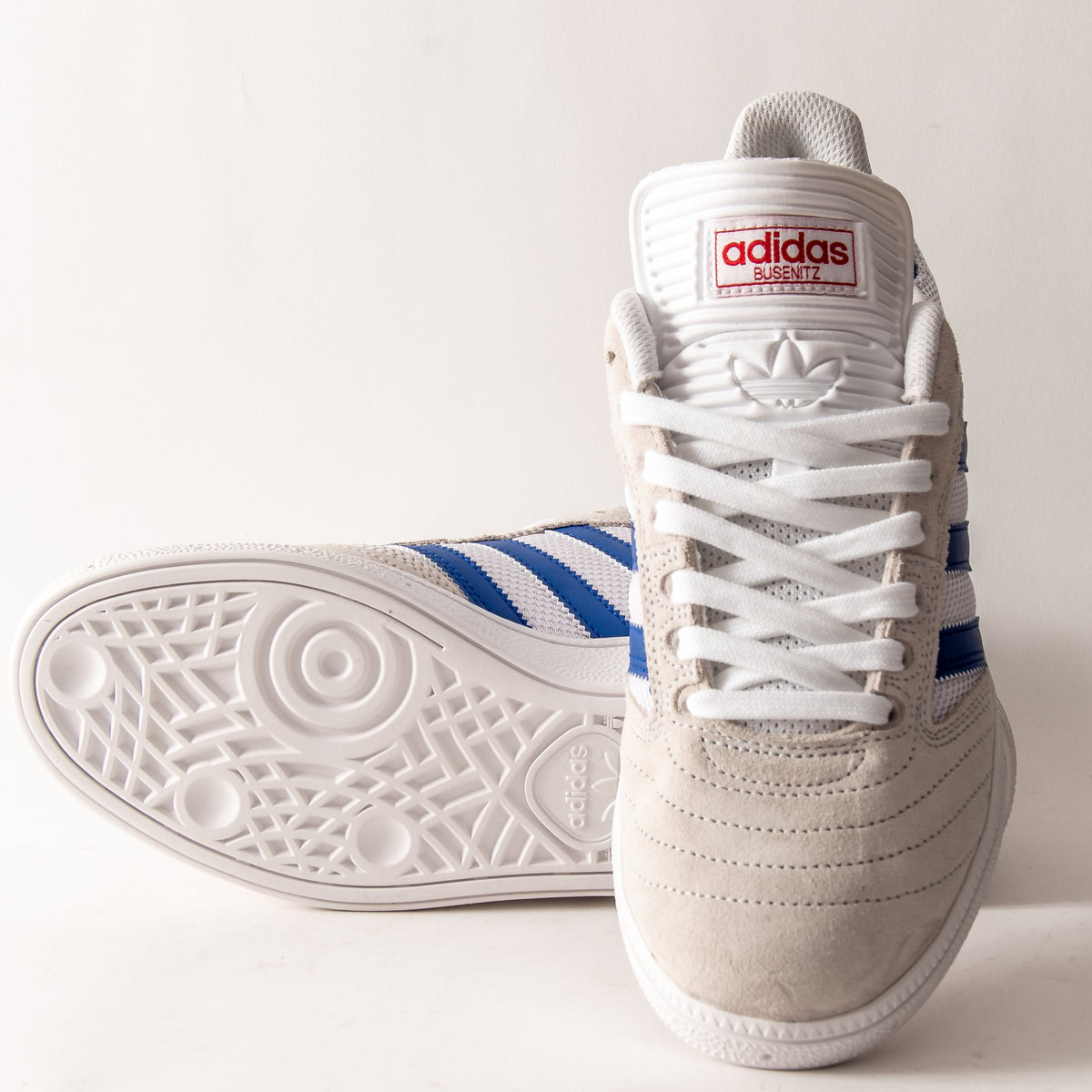 enlace dinámica Siesta Adidas - Busenitz (White/Blue/Gold) – 303boards.com