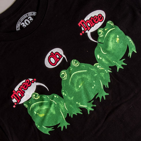 303 Boards - 303 Frogs Shirt (Black)