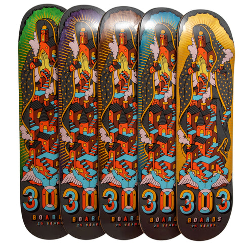 303 Boards - 303 Paky Guadalupe Deck (Multiple Sizes) *SALE