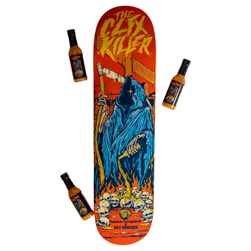 303 Boards - 303 X Sauce Leopard "CLFX Killer" Deck (Multiple Sizes) *SALE