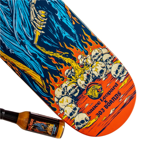 303 Boards - 303 X Sauce Leopard "CLFX Killer" Deck (Multiple Sizes) *SALE
