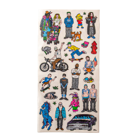 303 Boards - 303 X Todd Bratrud Stickorama Shaped Deck (9.5") *SALE