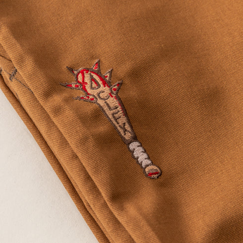 303 Boards - 303 X Jacob Hartt CLFX Bat Dickies Skateboarding Double Knee Pants (Brown Duck)