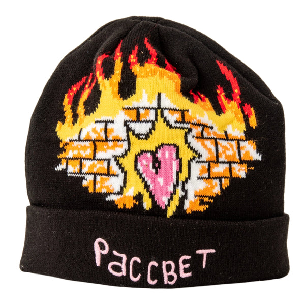 Paccbet (Rassvet) - Embroidered Beanie (Black) *SALE