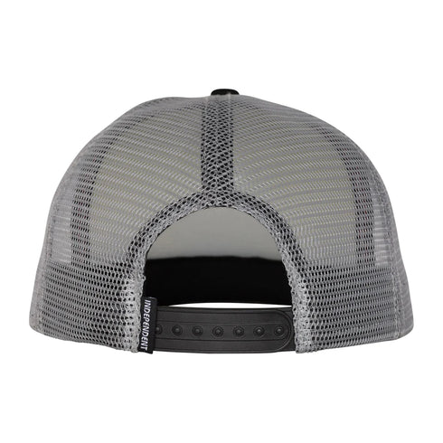 Indy - BTG Summit Printed Mesh Trucker High Profile Hat (Black)