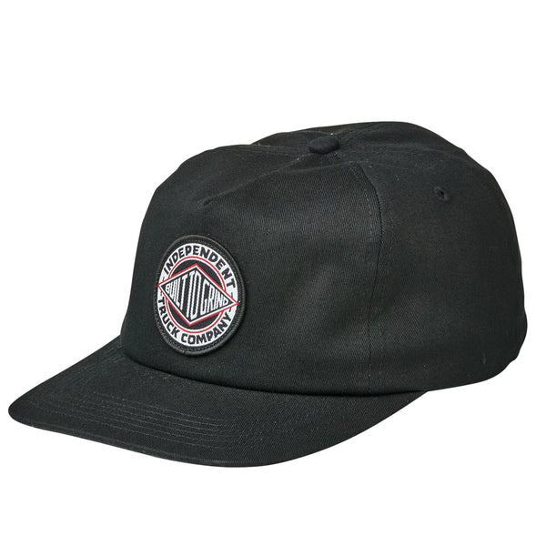 Independent - BTG Summit Snapback Unstructured Mid Hat (Black/Brown) *SALE