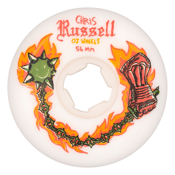 OJ - Chris Russell Pro White Hardline 101a Wheel (56mm)