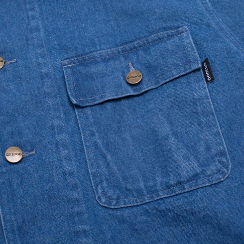 GX1000 - Denim Chore Coat (Light Blue Wash) *SALE