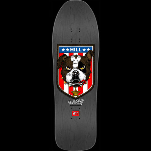 Powell - Frankie HIll Bulldog Grey Stain Deck (10")