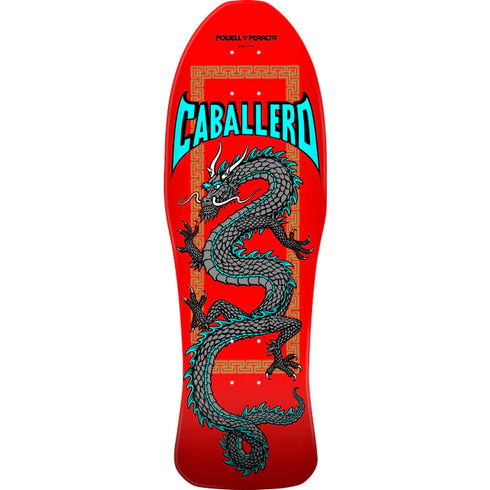Powell - Steve Caballero Dragon Red/Silver Deck (10")