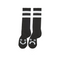 Polar - Happy Sad Sock (Black)