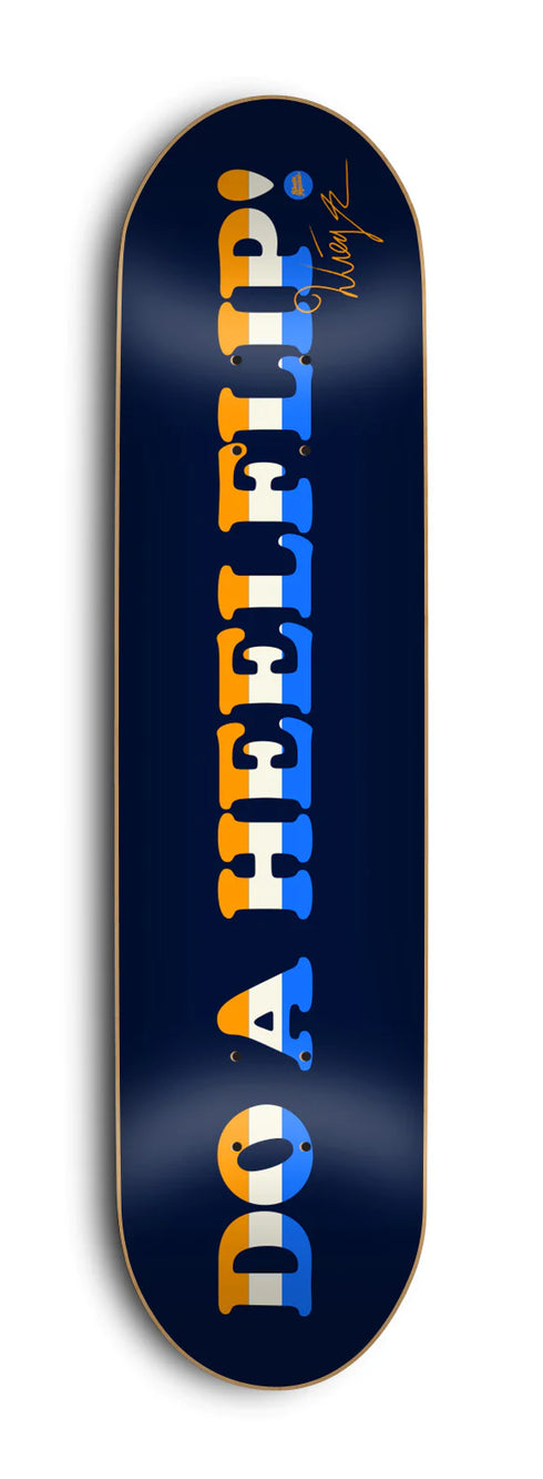 Skate Mental - Wieger Do A Heelflip Deck (8") *SALE