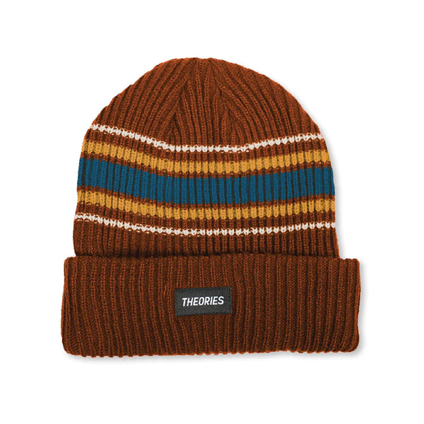 Theories Of Atlantis - Burst Stripe Beanie (Rust) *SALE