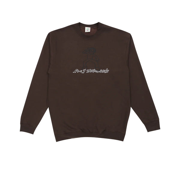 Frog - Unlocked Crewneck (Brown)