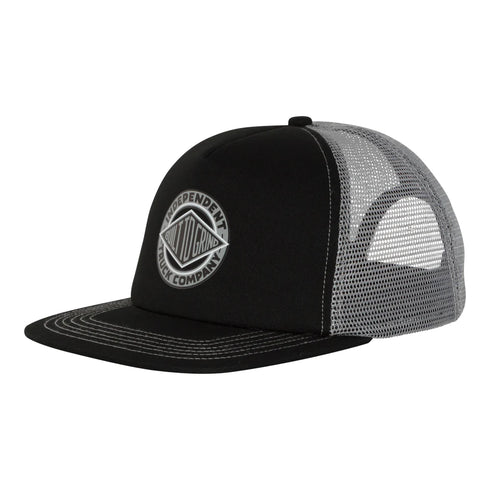 Indy - BTG Summit Printed Mesh Trucker High Profile Hat (Black)
