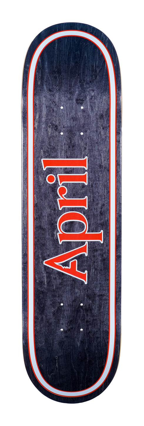 April - AP Black OG Logo Deck (8.25")