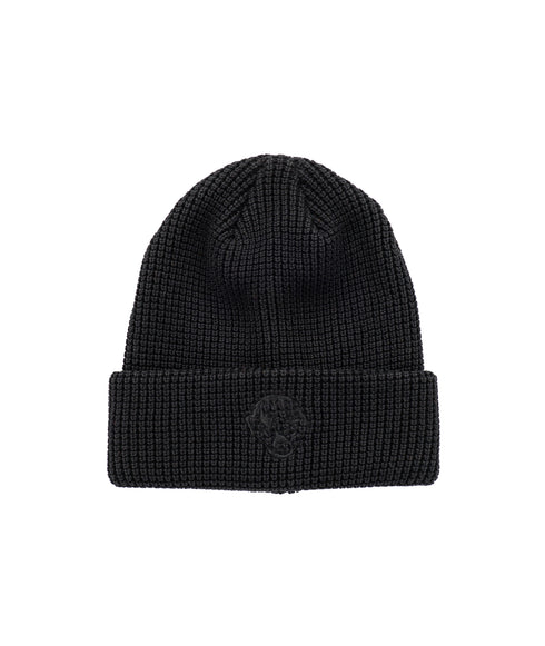 Dancer - Waffle Cotton Beanie (Black)
