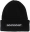 Independent - B/C Groundwork Beanie (Black/Red) *SALE