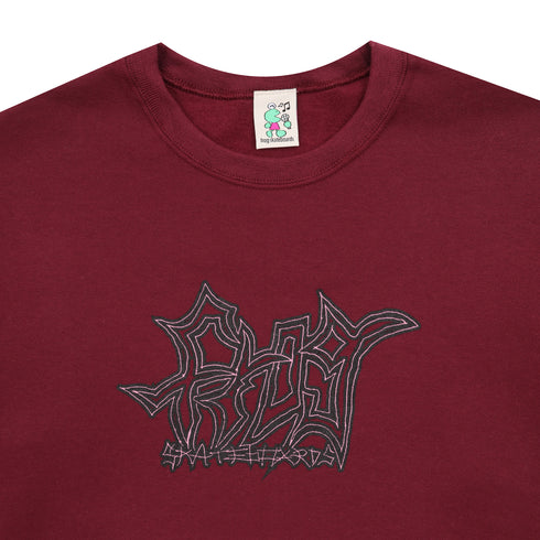 Frog - Screw Crewneck (Maroon)