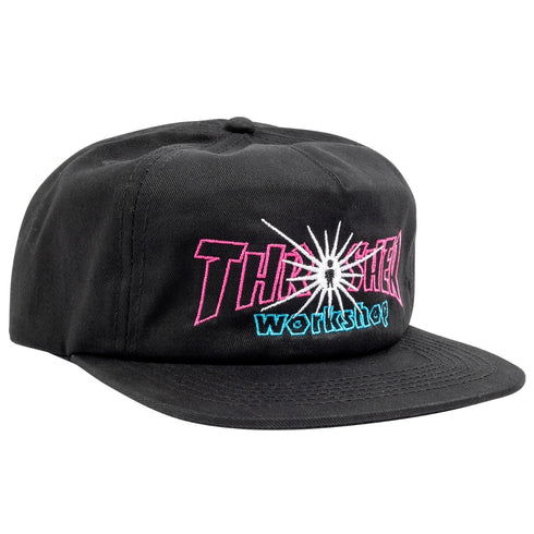 Thrasher - AWS x Thrasher Nova Snapback (Black)