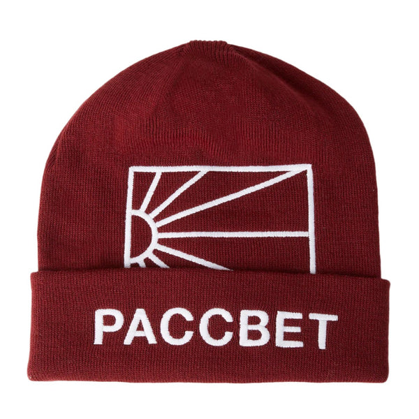 Paccbet (Rassvet) - Logo Embroidery Beanie (Red) *SALE