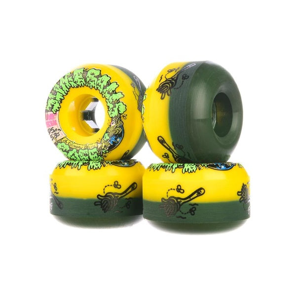 Slime Balls - Double Take Cafe Vomit Mini Yellow Black Wheels (53mm) *SALE