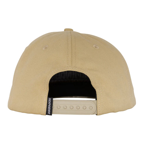Indy - Baseplate Snapback Unstructured Mid Hat (Tan)