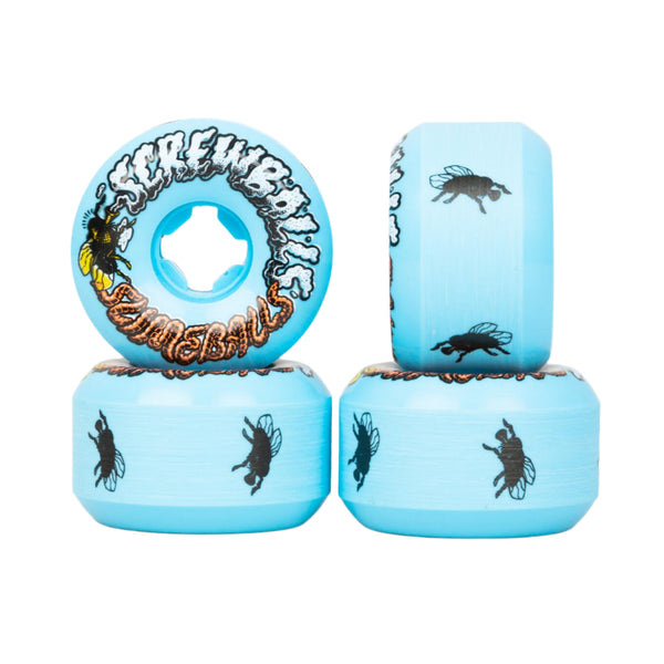 Slime Balls - Screw Balls Speed Balls Blue 99a Wheels (56mm) *SALE