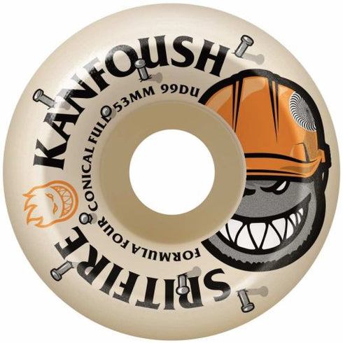 Spitfire - Formula 4 99 Kanfoush Overtime Wheels (60mm)