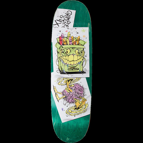 Anti Hero - Frank Gerwer Grimple Stix Coloring Book Deck (8.75)