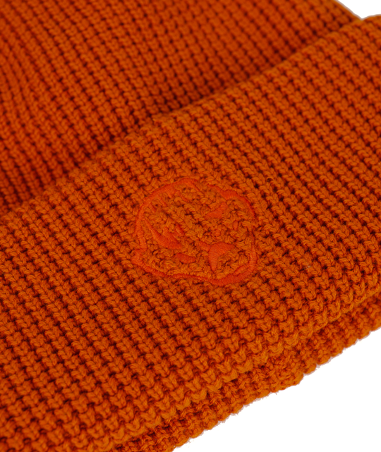 Wool Ribbed Beanie Burnt Sugar main image 1