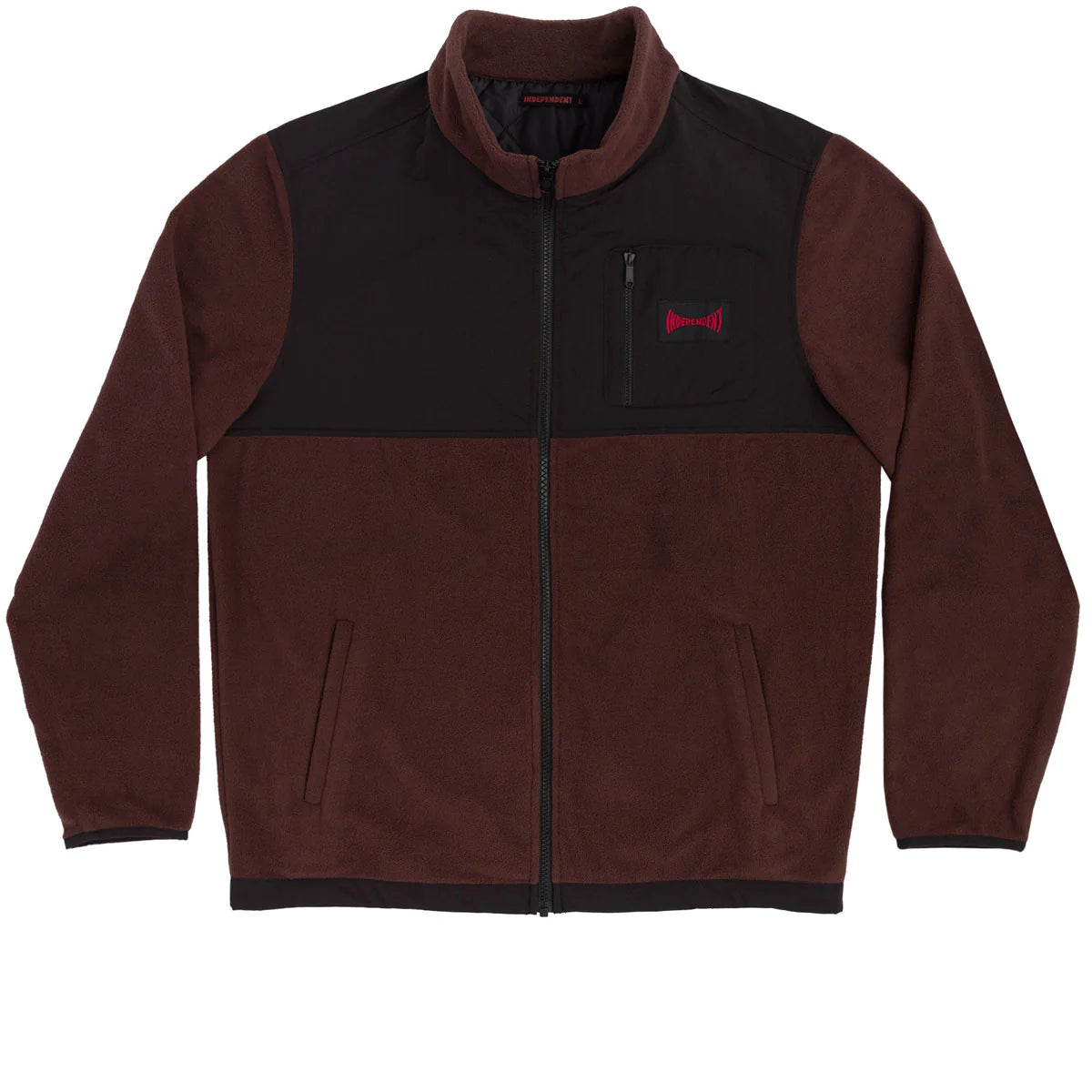 Independent - Span Zip Front Polar Jacket (Dark Chocolate) *SALE