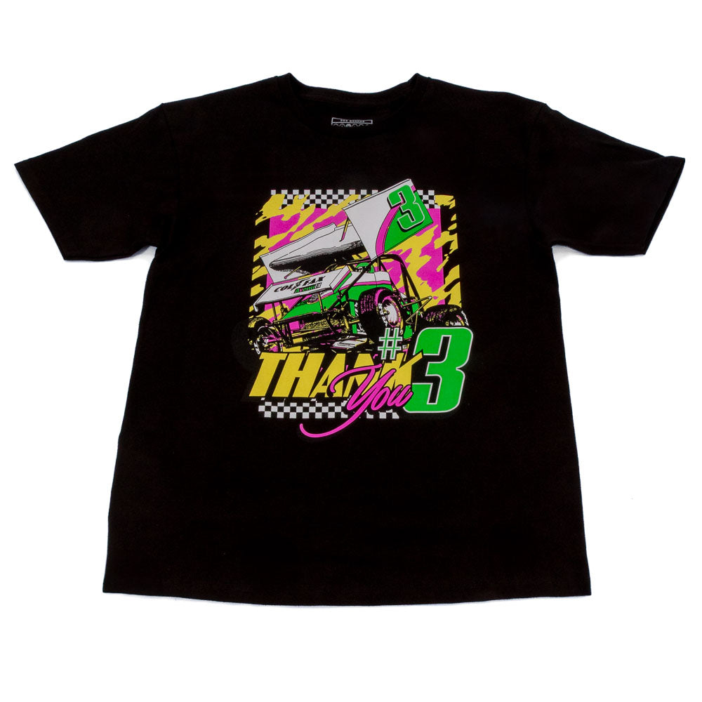 Thank You - 303 Boards X Thank You Sprint Car Shirt (Black/White)