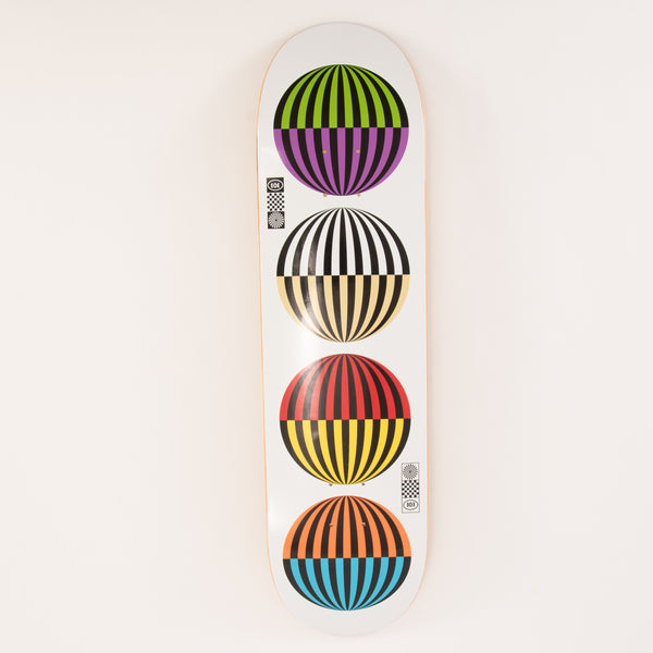 303 Boards - Orbs Twin Tail Deck White (8.25")