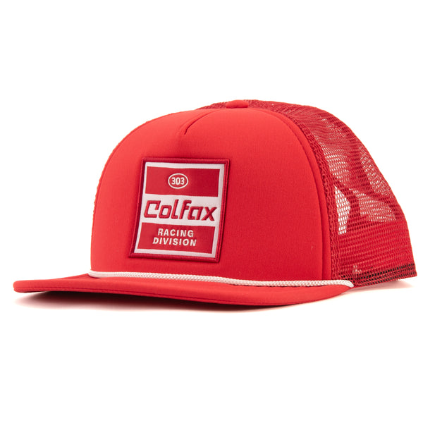 303 Boards - Colfax Racing Division Trucker Hat (Red)