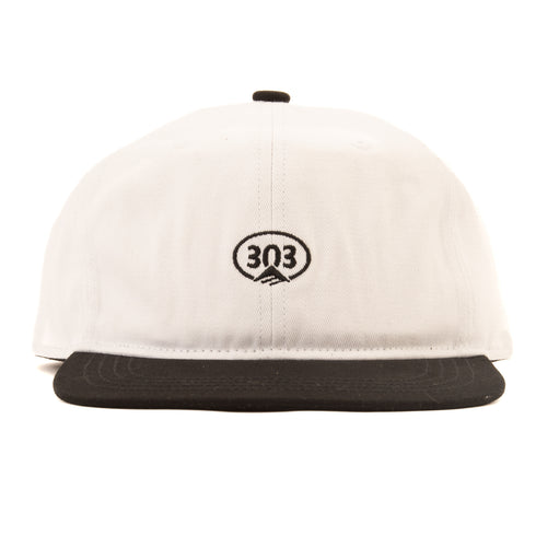 303 Boards - 303 Boards x Emerica Oval Hat (White/Black)