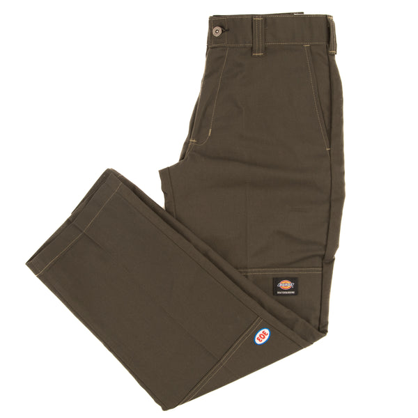 303 Boards - 303 X Dickies Skateboarding Oval Double Knee Pants (Olive Green)