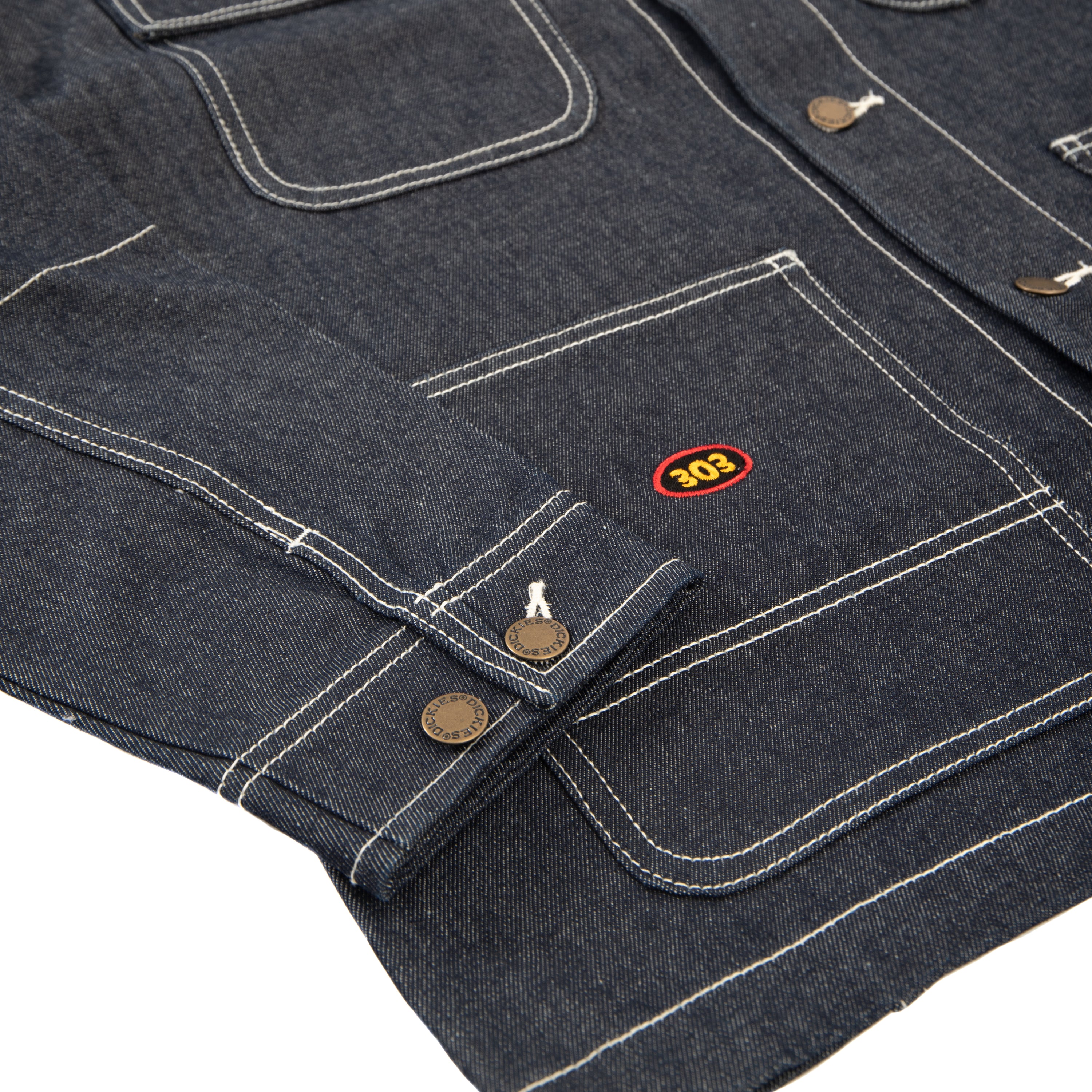 303 Boards - 303 Bird Dog x Dickies 100 Year Denim Chore Coat (Dark Indigo) *SALE