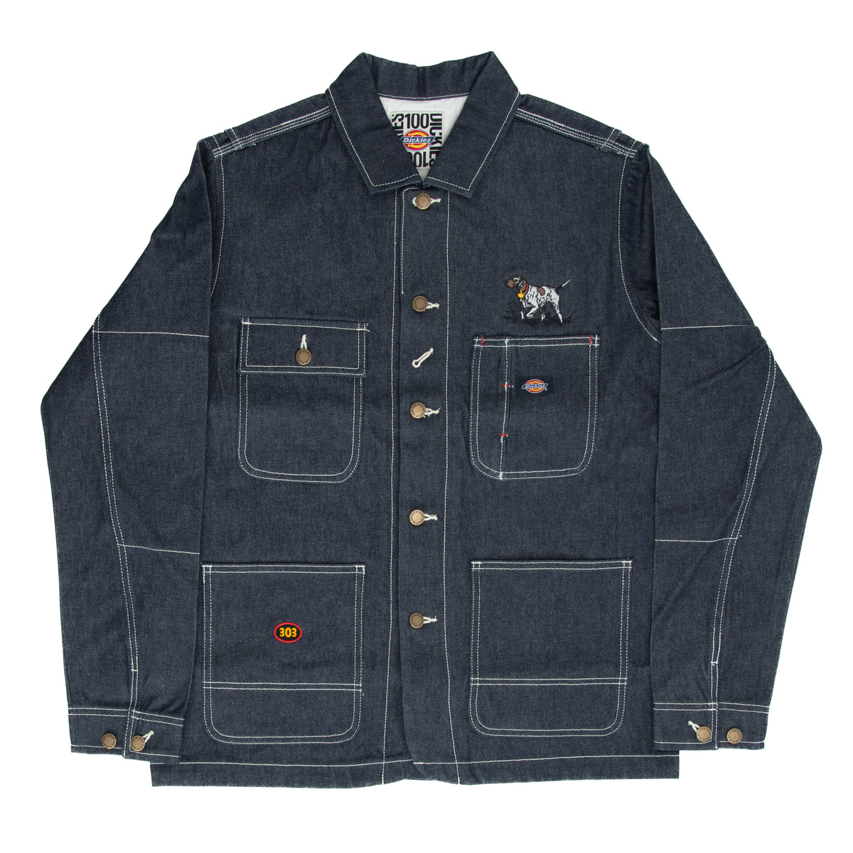 303 Boards - 303 Bird Dog x Dickies 100 Year Denim Chore Coat 