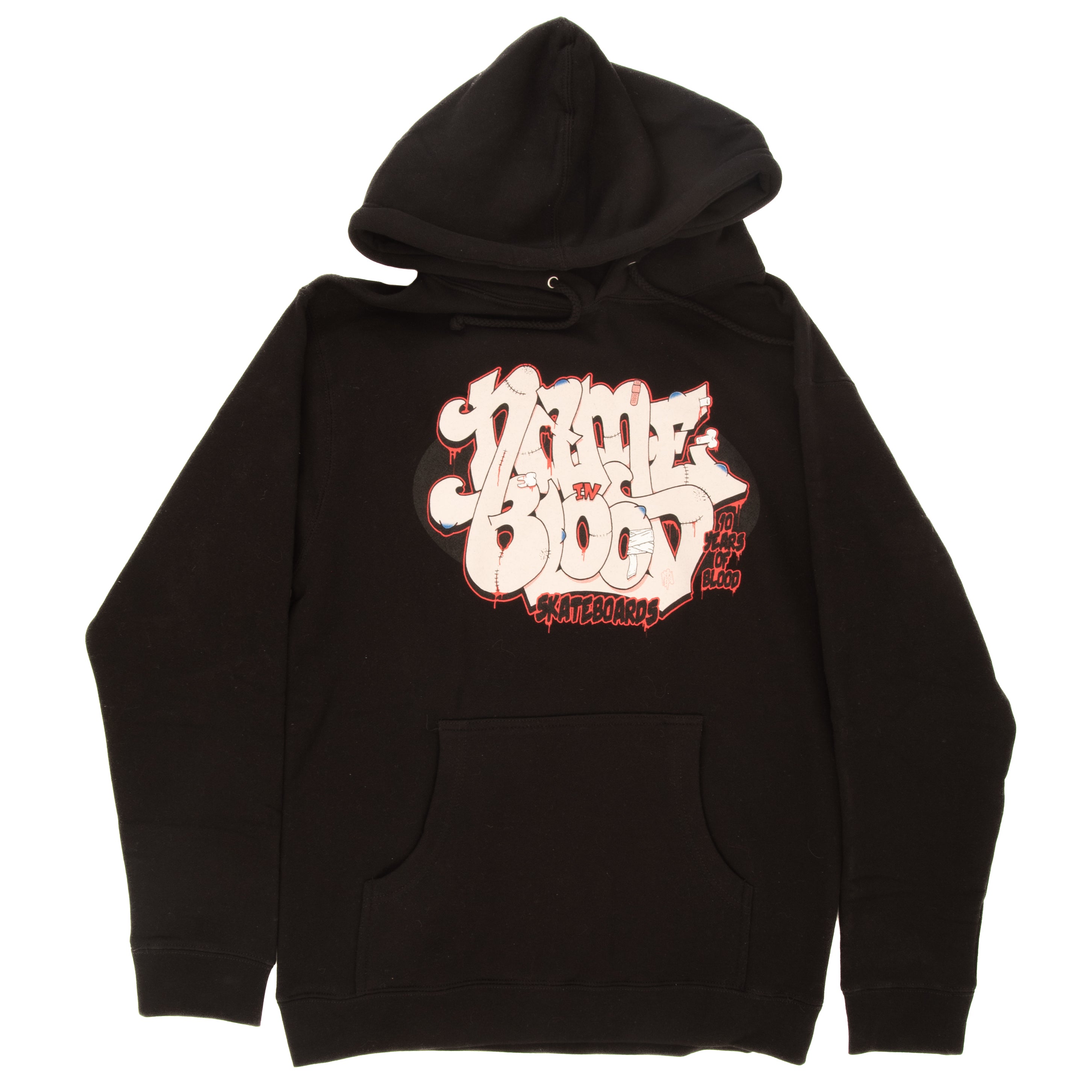 Name In Blood - 10 Year Graff Hoodie (Black)*SALE