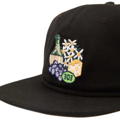 303 Boards - Wine and Cheese Hat (Black)